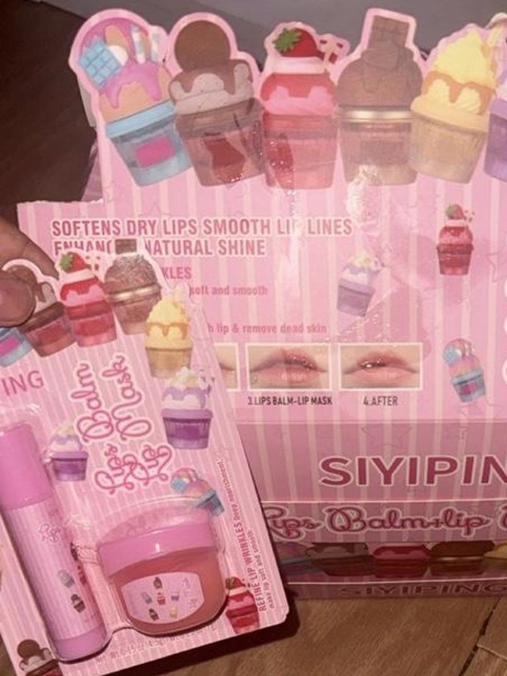 Pink Lip Balm Lip Mask - 24 pcs selling full box